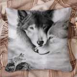 Wolf Couples Pillows Case