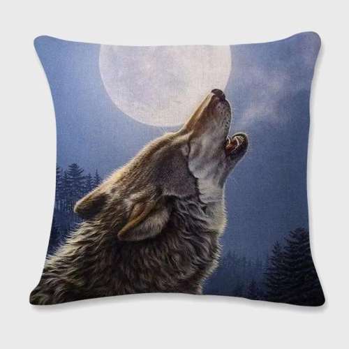 Wolf Moon Pillow Cases