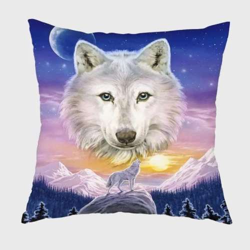 Mountain Wolf Cushion Case
