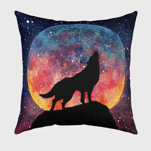 Howling Wolf Pillows Case