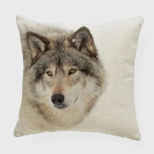 Wolf Print Pillowcase
