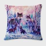 Wolf Family Pillow Cases