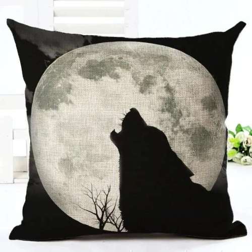 Wolf Moon Pillows Case
