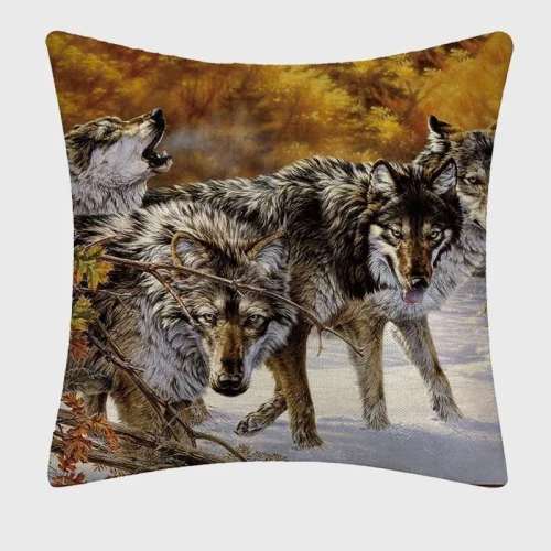 Wolf Packs Cushion Cover