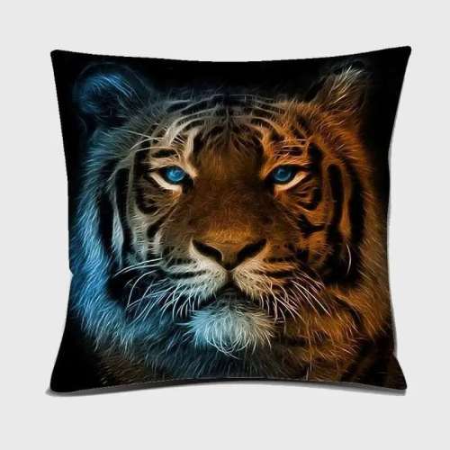 Tiger Face Cushion Case