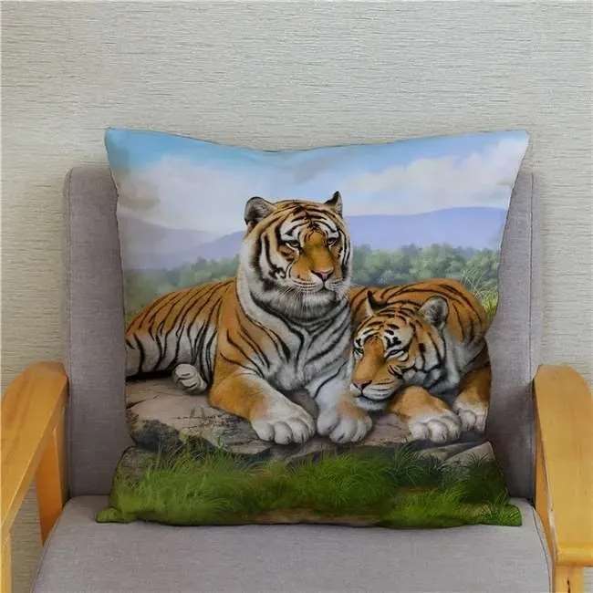 Tiger Lovers Pillow Case