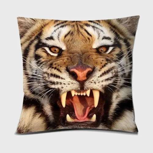 Tiger Face Cushion Case