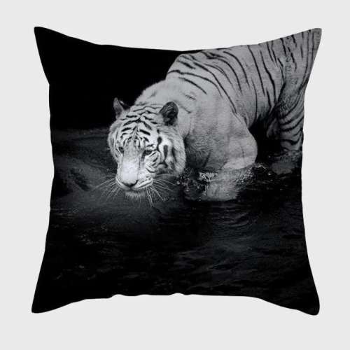 Black Tiger Pillow Cases