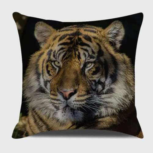 Tiger Print Pillows Case