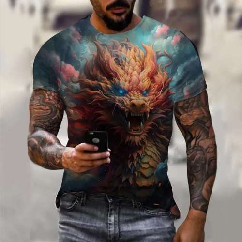 Dragon Printed T-Shirt