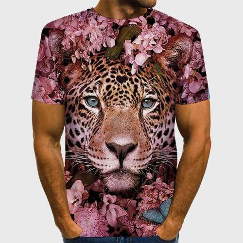 Leopard Flowers T-Shirt