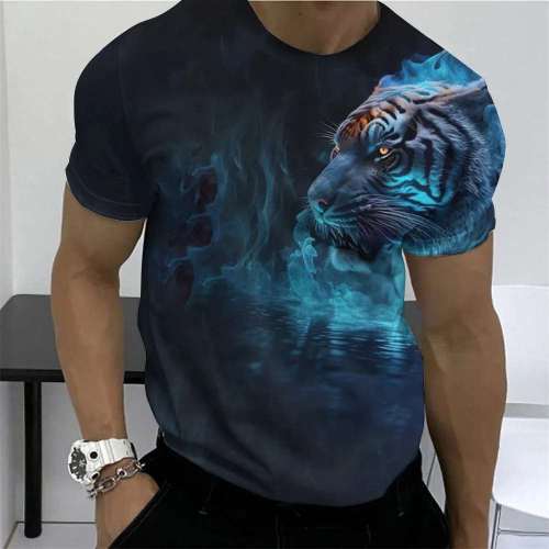 Navy Tiger T-Shirt
