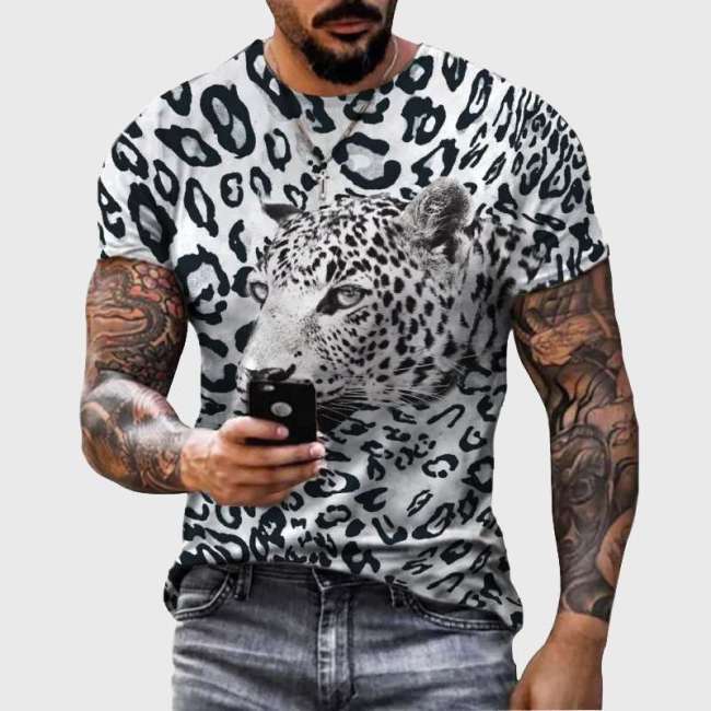 Leopard Stripe T-Shirt