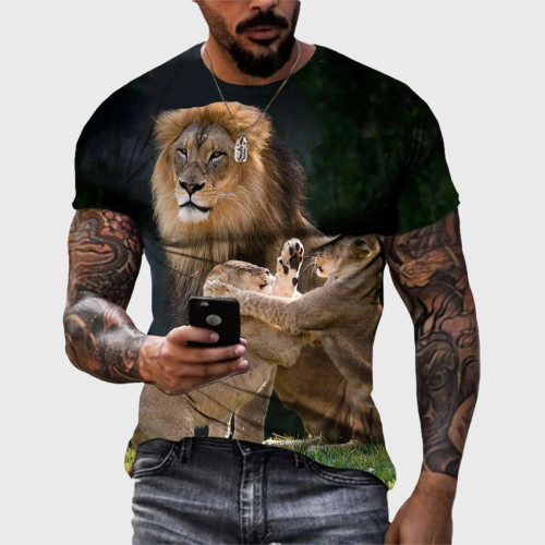 Dad And Cubs Lion T-Shirt