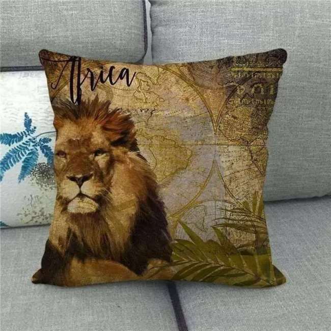 African Lion Pillowcases