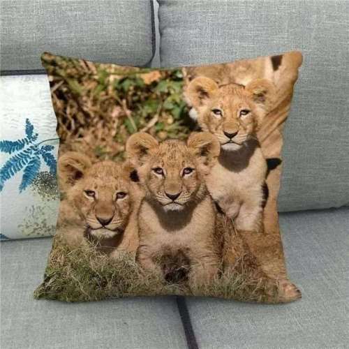 Lion Cubs Pillow Case
