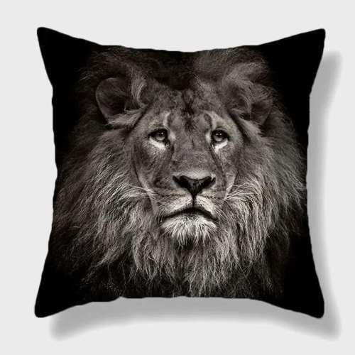 Lion Face Pillow Case