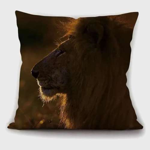Lion Print Pillowcase