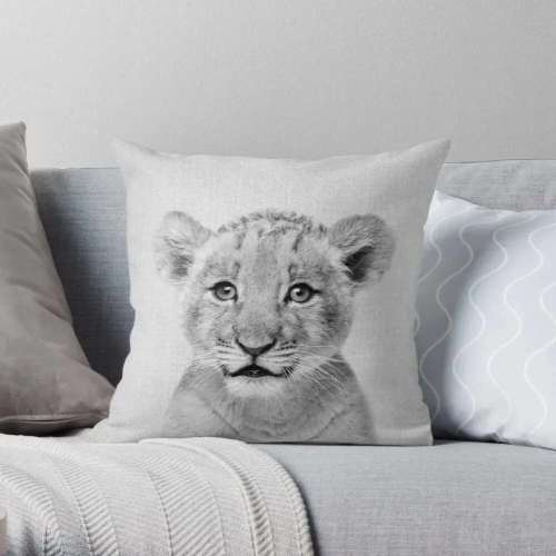 Lion Cub Cushion Case