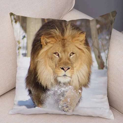 Running Lion Cushion Cases