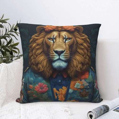 Lion Men Cushion Case