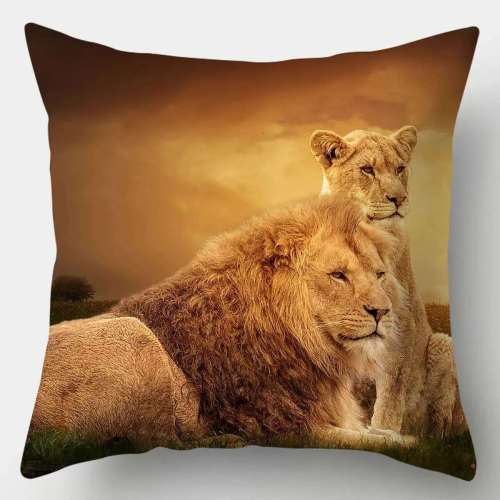 Lion Couples Pillowcase