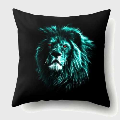 Black Lion Cushion Case