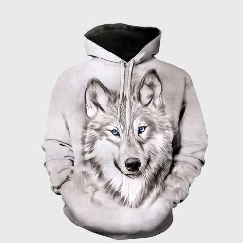 Grey Wolf Hoodie