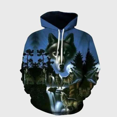 Mountain Wolves Hoodies