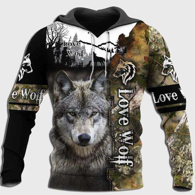 Love Wolf Hoodie