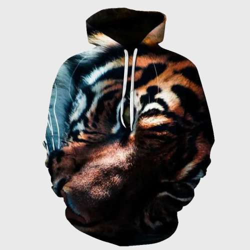 Tiger Head Hoodies