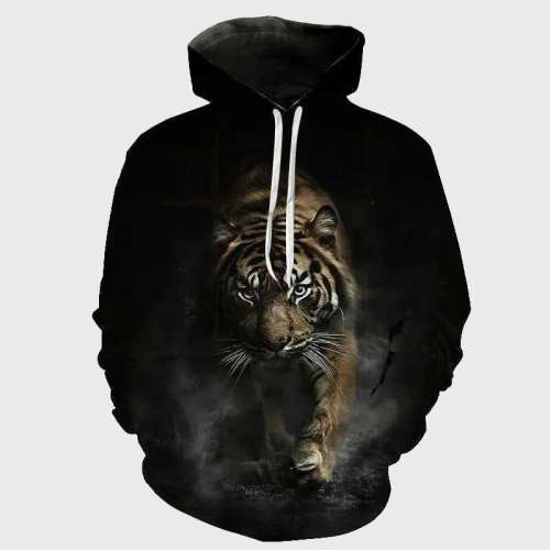 Black Tiger Hoodie