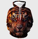 Family Matching Hoodie Bengal Tiger Face Hoodie