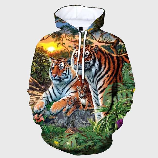 Family Tiger Hoodie