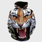 Family Matching Hoodie Angry Tiger Hoodies