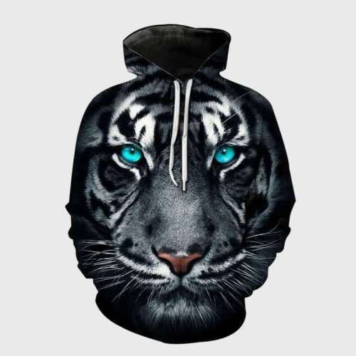 Family Matching Hoodie Tiger Face Hoodie