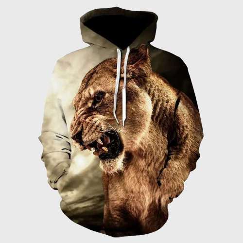 Angry Lioness Hoodie