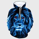 Abstract Lion Hoodies