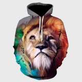 Family Matching Hoodie Colorful Lion Hoodie
