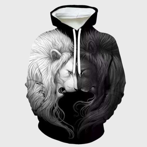 Family Matching Hoodie Double Lions Hoodie