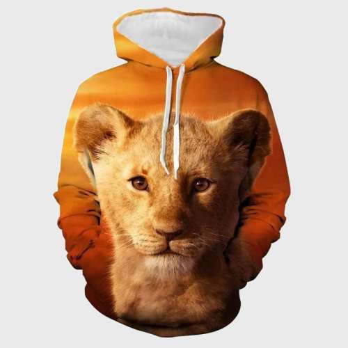 Lion Cub Printed Hoodies