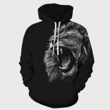Black Lion Roar Hoodies