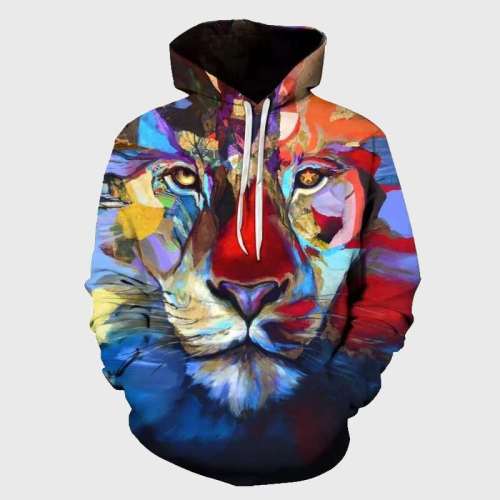Colorful Lion Hoodies