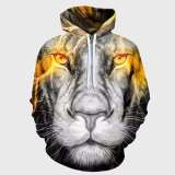 Family Matching Hoodie 3D Lion Face Hoodie