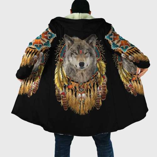 Native Wolf Fleece Coat
