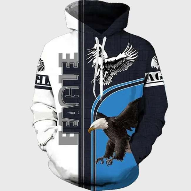 Bald Eagle Pullover Hoodie