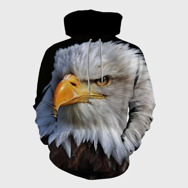 Family Matching Hoodie Eagle Face Hoodie