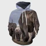 Family Matching Hoodie Elephant Family Hoodie