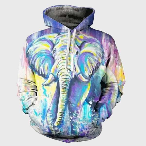 Colorful Elephant Hoodies