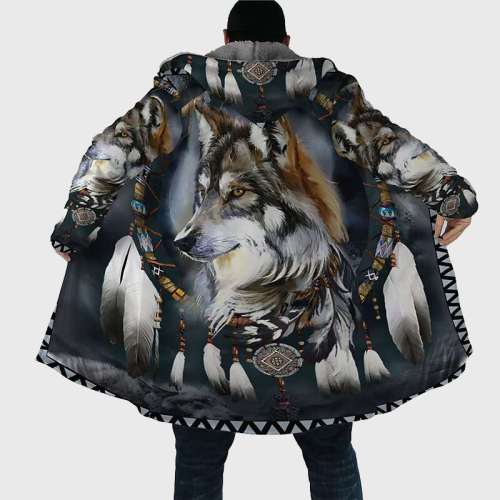 Tribal Wolf Winter Coat